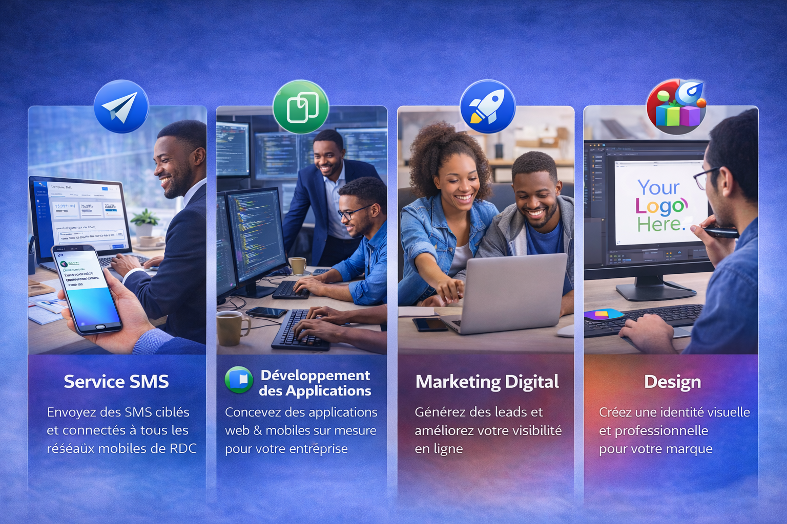 Plateforme SMS Marketing professionnelle RDC